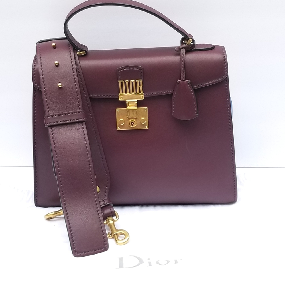 Gorgeous Christian Dior Dioraddict Top handle Leather satchel Handbag - Picture 5 of 16